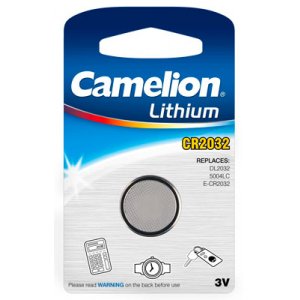 Pilha de boto de ltio Camelion CR2032 blister 1 unid.