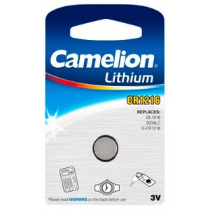 Pilha de boto de ltio Camelion CR1216 blister 1 unid.