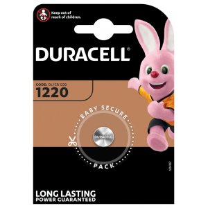 Pilha de boto de ltio Duracell DL1220 / CR1220 blister 1 unid.