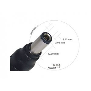 Ficha N�5 para Notebook fonte de alimenta��o 6,3x3,0x12mm