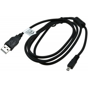 Cabo de dados USB compatvel com Panasonic K1HA08CD0019 / Casio EMC-5