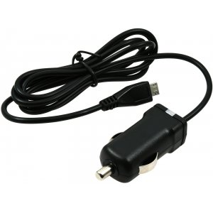 Powery Carregador de veculo com Micro-USB 1A cor preto