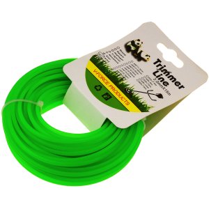 Fio de substituio para aparador de relva, roadeira, etc para Bosch, Makita, Gardena, Husqvarna 3,0mm 15m verde