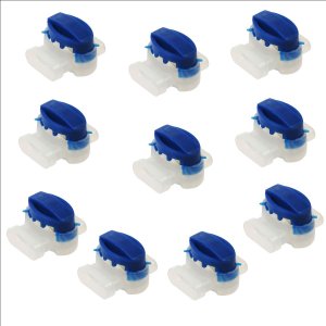 10x conectores de cabo compatvel com Scotchlok 314 para robot corta-relva Automower,  prova de gua,  prova do tempo