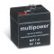 Bateria de chumbo (multipower) MP1-6