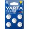 Pilha de boto de ltio Varta CR2032, substituio de DL2032 IEC CR2032 blister 5 unid.