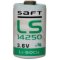 Pilha de ltio PLC Saft LS14250 1/2AA 3,6Volt