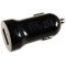 Carregador de viagem para automvel 12-24V para 1x USB 1000mA cor preto