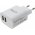 Powery Multi-Carregador tomada de parede com 2 ligaes USB 2,4A cor branco