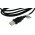 Cabo de dados USB compatvel com Panasonic K1HA08CD0019 / Casio EMC-5