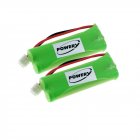 2x Bateria para telefone sem fios Medion Life S63064, modelo GPHC05RN01