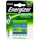 Energizer universal pilhas recarregveis AAA / HR03 Ready to Use blister 4 unid.