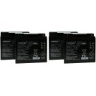 Powery Bateria de GEL para UPS APC Smart-UPS 2200