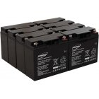 Powery Bateria de GEL para UPS APC Smart-UPS SUA5000RMI5U 20Ah (Tambm substitui 18Ah)