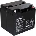 Powery Bateria de GEL para UPS APC Smart-UPS RBC7 20Ah (Também substitui 18Ah)
