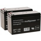 Bateria de substituio (multipower) para UPS APC Smart-UPS 750, APC RBC48 entre outros mais 12V 7Ah (substitui 7,2Ah)