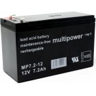 Bateria de chumbo (multipower) MP7,2-12 Vds