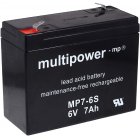 Bateria de chumbo (multipower) MP7-6S