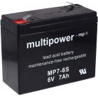 Bateria de chumbo (multipower) MP7-6S Bateria de chumbo (multipower) MP7-6S