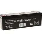 Bateria de chumbo (multipower) MP2,3-12 substituio de MP2,2-12 Vds