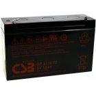 CSB Standby Bateria de chumbo GP6120 6V 12,0Ah