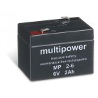 Bateria de chumbo (multipower) MP2-6