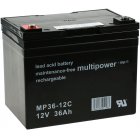 Bateria de chumbo (multipower) MP36-12C cíclica