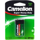 Pilha Camelion Super Heavy Duty 6F22 9-V-Bloco (10 x blister 1unid.)