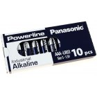 Panasonic Powerline Industrial Alcalina AAA LR03AD LR03 1,5V pack 10 unid.