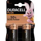 Pilha Duracell Plus MN1400 LR14 Baby blister 2 unid.