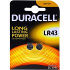 Duracell Pilha de boto LR43 LR1142 AG12 V12GA blister 2 unid.