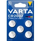 Pilha de boto de ltio Varta CR2032, substituio de DL2032 IEC CR2032 blister 5 unid.