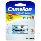 Pilha fotográfica Camelion CR123 / CR123A / EL123A / DL123A / CR17345 / blister 1 unid. Pilha fotográfica Camelion CR123 / CR123A / EL123A / DL123A / CR17345 / blister 1 unid.