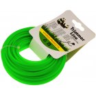 Fio de substituio para aparador de relva, roadeira, etc para Bosch, Makita, Gardena, Husqvarna 3,0mm 15m verde