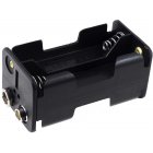 Porta-pilhas para 4x Mignon/AA Pilhas com conector Clip